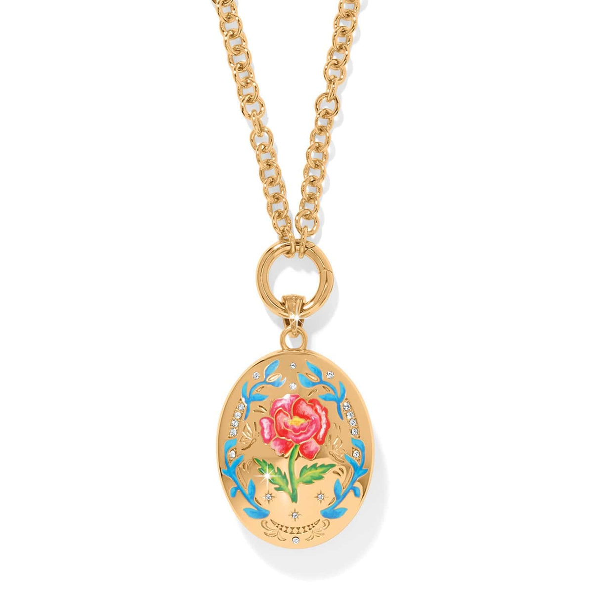 Brighton Reverie Rose Locket Necklace