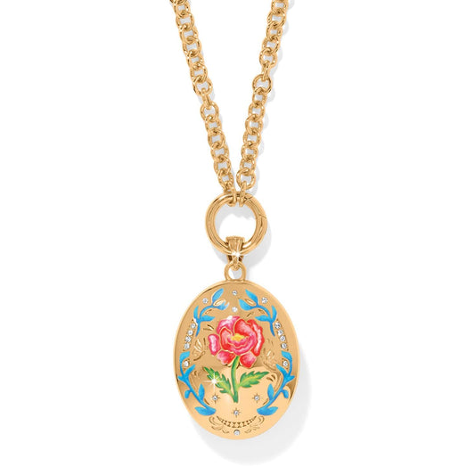 Brighton Reverie Rose Locket Necklace
