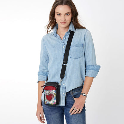 Brighton Scribble Garden Mini Utility Bag