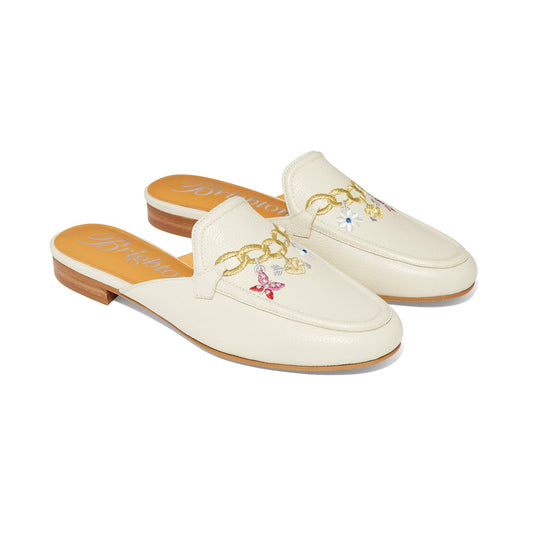 Brighton Sylvie Charm Embroidered Mules
