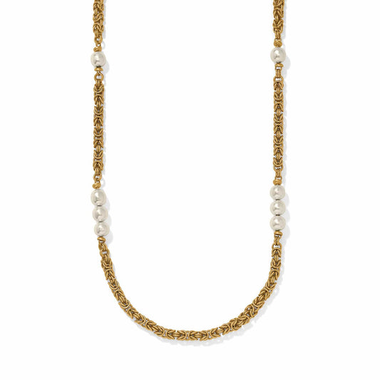 Brighton Trust Your Journey Pearl Chain Long Necklace